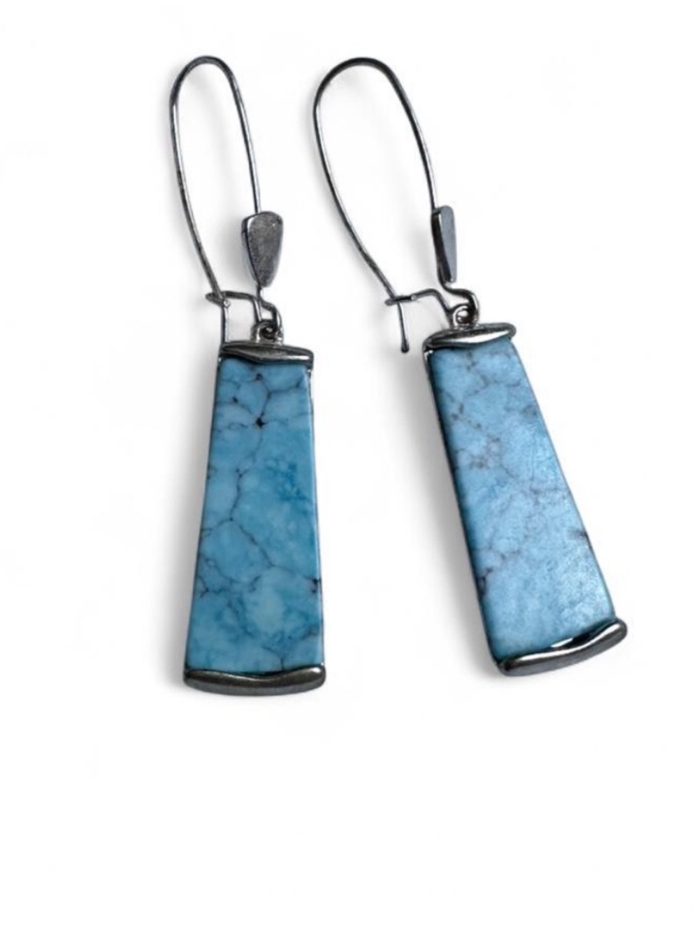 STERLING SILVER TURQUOISE EARRINGS